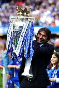 Antonio Conte Chelsea champions vert